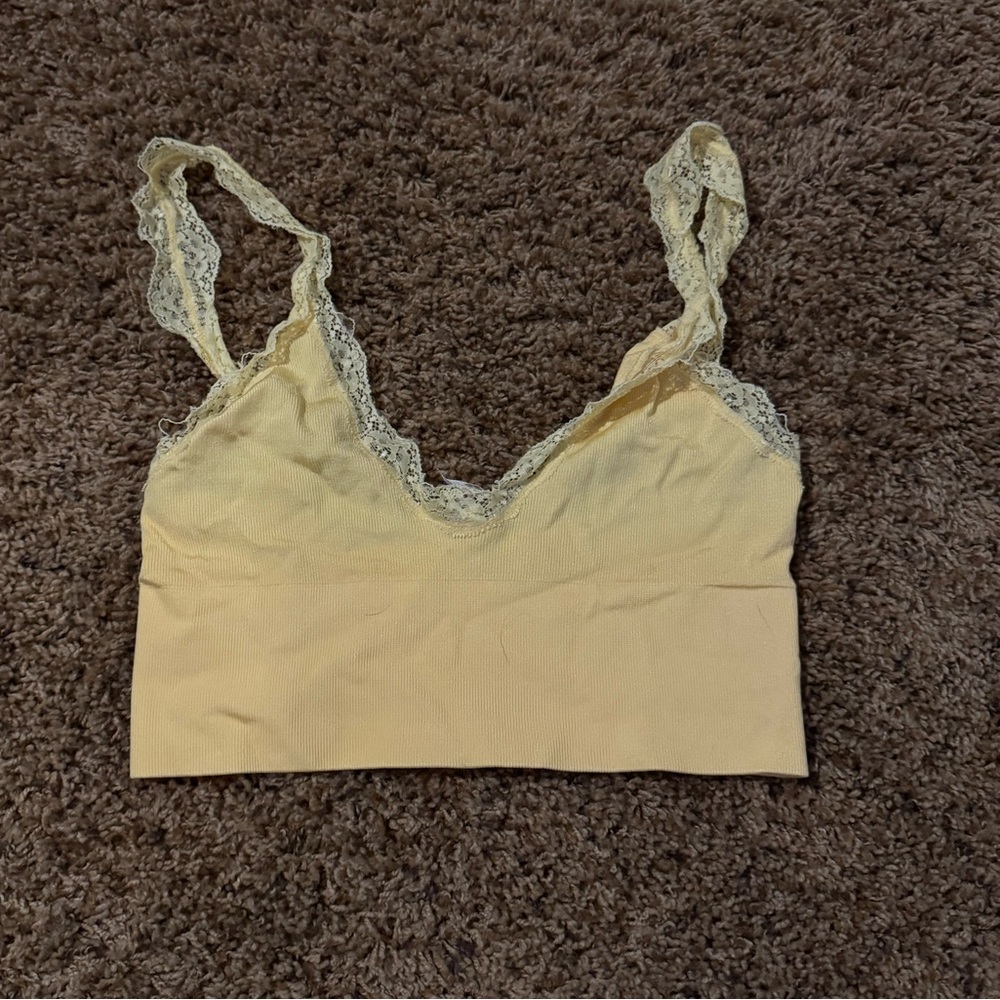 Bralette with Lace Straps - M